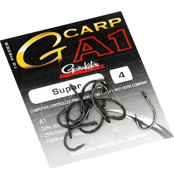 Гачок GAMAKATSU A1 G-CARP SUPER,№4-10 шт 14717600400 фото