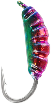 Мормишка вольфрамовая Viking Fishing Shrimp 0.64g 8mm Rainbow 19190381 фото