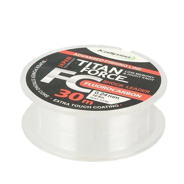 Флюорокарбон Kalipso Titan Force FC Leader Transparent 30 m 0.14 mm 31601 фото