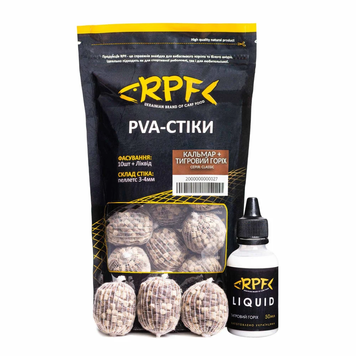 ПВА &ndash; стики + 50мл Ликвида RPF Кальмар & Тигровый орех 46503 фото