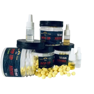 Ukr Fish Pop up бойл + AROMA 30 г 10 мм Слива  uk40 фото