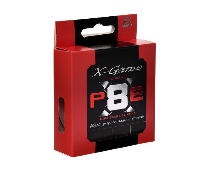 Шнур Azura X-Game PE X8 Fiery Red 150м #0.6 0.128мм X8-06 фото