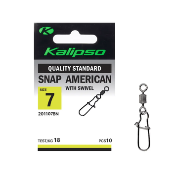 Застібка Kalipso Snap American with swivel-201107BN №7(10) 244051 фото