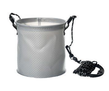 Вiдро для води з мотузкою кругле Flagman Gray Eva Bucket Round 5л FGEVA006 фото