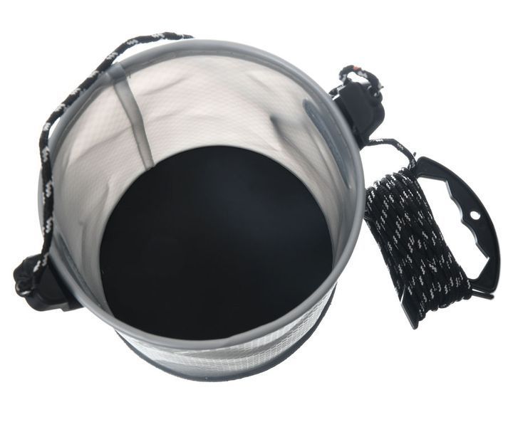 Вiдро для води з мотузкою кругле Flagman Gray Eva Bucket Round 5л FGEVA006 фото