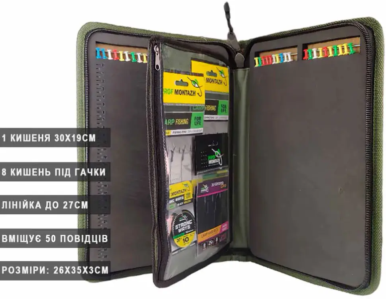 Поводочница Проф Монтаж Rig-Box Big 26x35x3.5cm prof61 фото