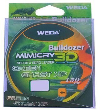 Волосінь Bulldozer Mimicry 3D Green Weida Green 150 m 0.30 mm 37000 фото