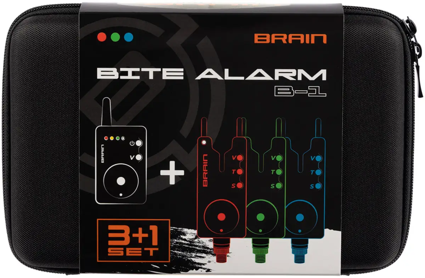 Набор сигнализаторов Brain Wireless Bite Alarm B-1 3+1 Brain 2 фото