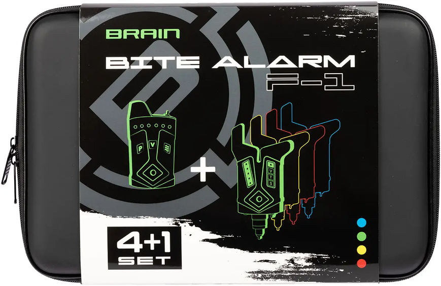 Набір сигналізаторів Brain Wireless Bite Alarm F-1 4+1 Brain 6 фото