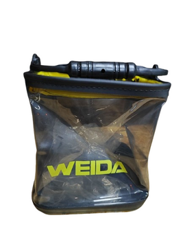 Відерце WEIDA 8л Прозоре складане, для риби та набору води W-24 фото
