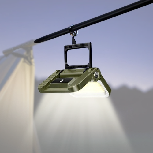 Кемпінгова лампа з сонячною панеллю G200 solar outdoor camping light G200-SOL фото